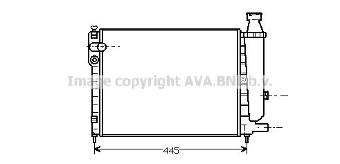 AVA QUALITY COOLING radiatorius, variklio aušinimas CN2047